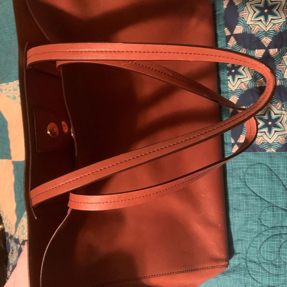 Banana Republic leather tote